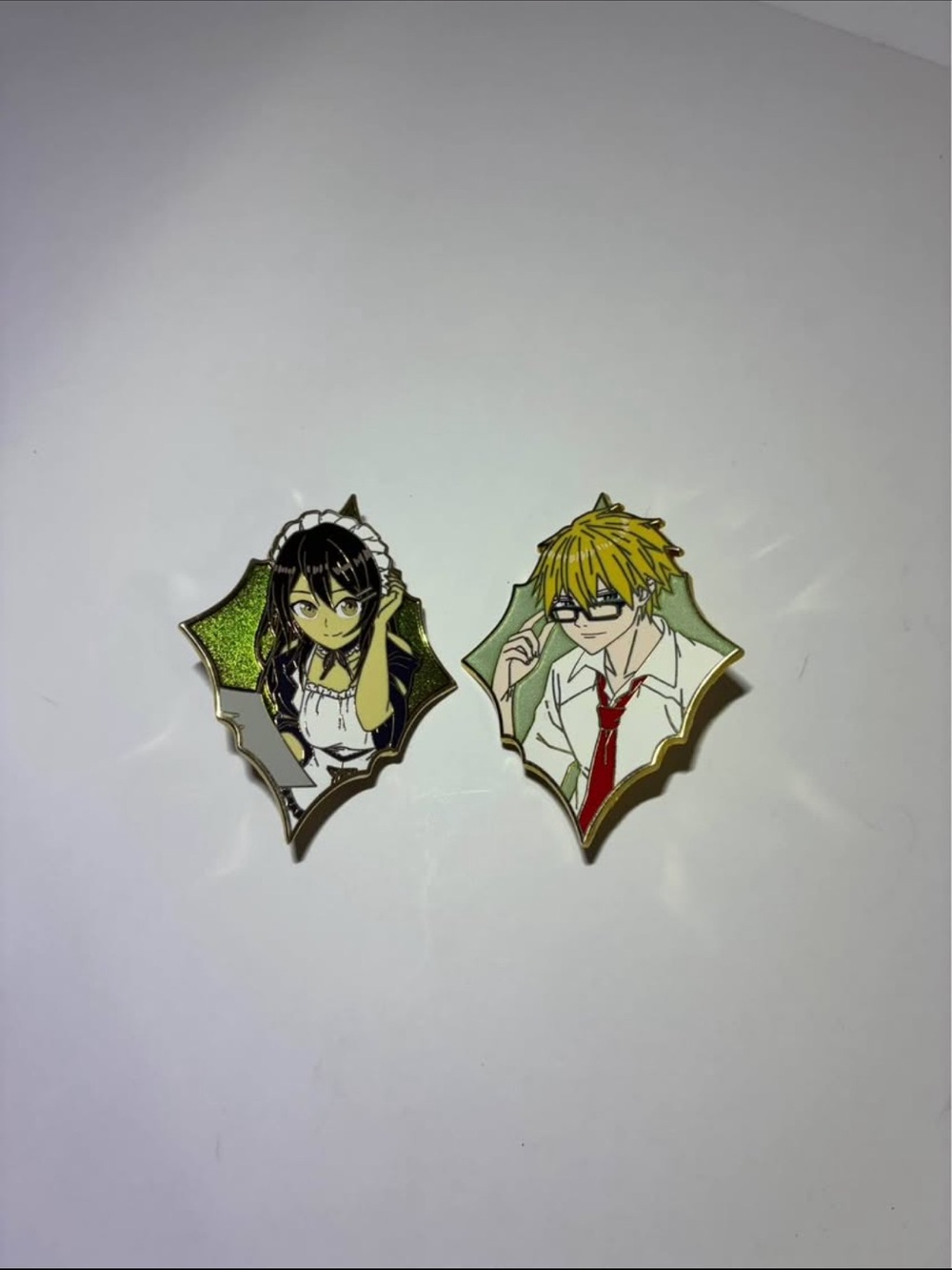 Maid Sama! Misaki and Usui Enamel Pin Set
